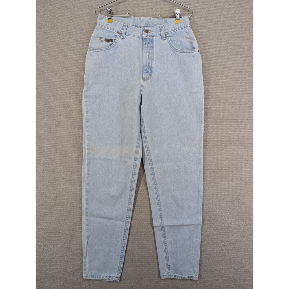 Vintage Lee Riveted Jeans Size 12 Med Mom High Waisted USA -0924D194